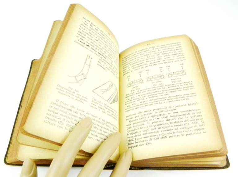 1919 Italian Mechanics Automobile Book