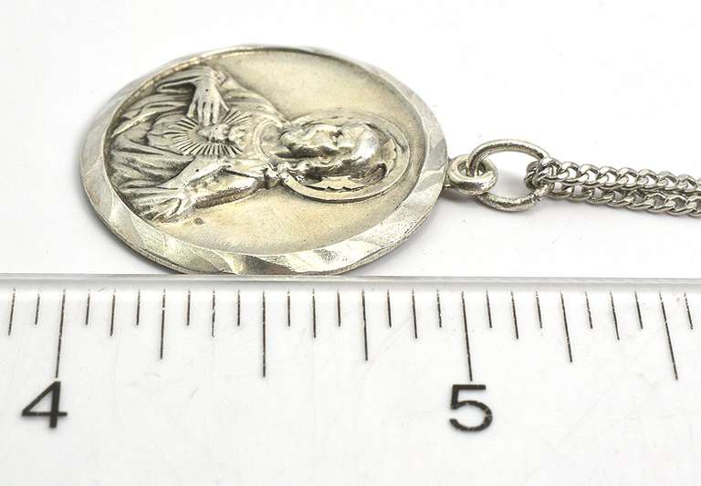 Sterling Religious Pendant & Chain