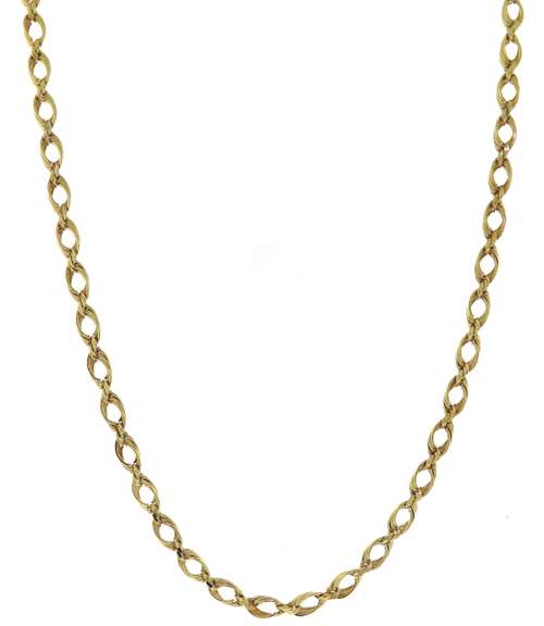Elegant Open Link Chain Necklace