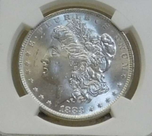 1883-O Morgan Dol NGC MS-63