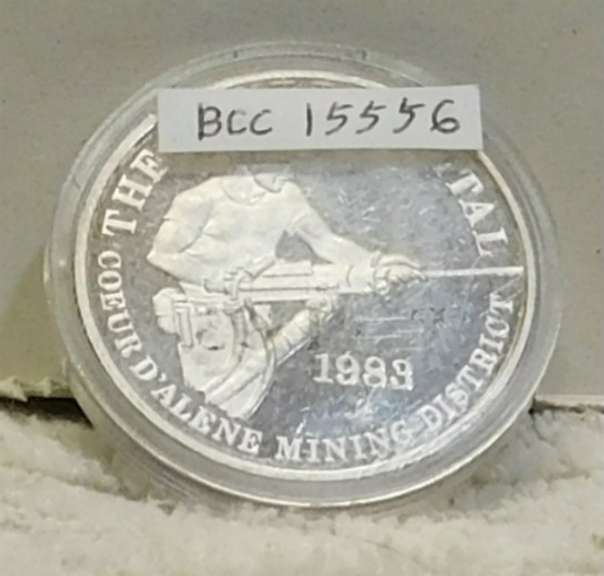 PRF 1 oz Sil round 1983 Sunshine