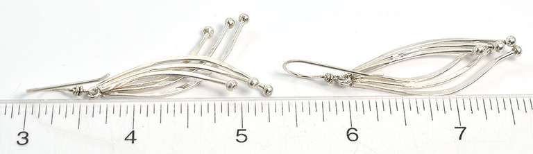 Fun Dangle Earrings in Sterling Silver