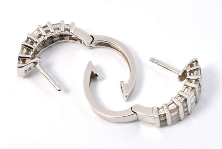 Tasteful Diamond Cluster Earrings