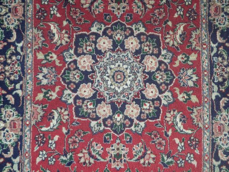 Handmade Wool/Silk Azerbaijani Tabriz 2.6x10.0