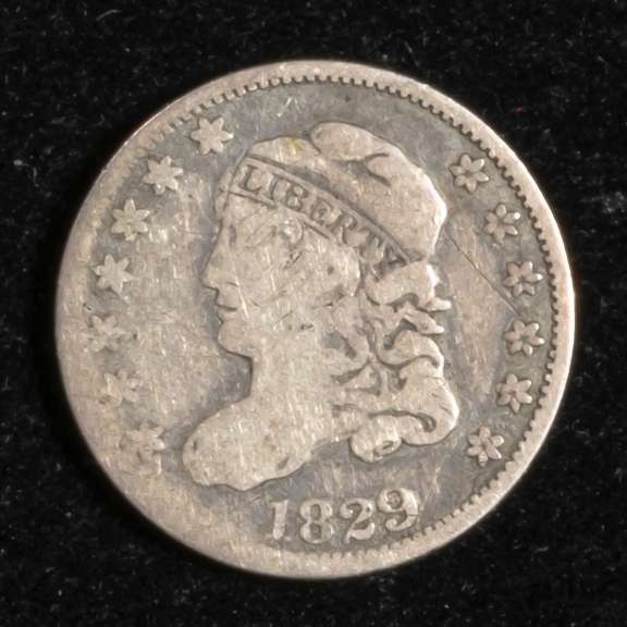 1829 Bust Half Dime