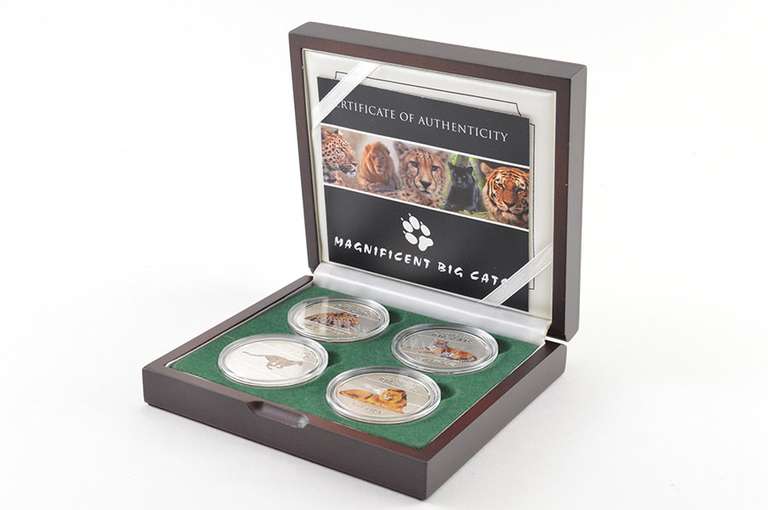 2011 Dominican Republic Of Congo 30 Francs - 4 Coin Set - Box & COA