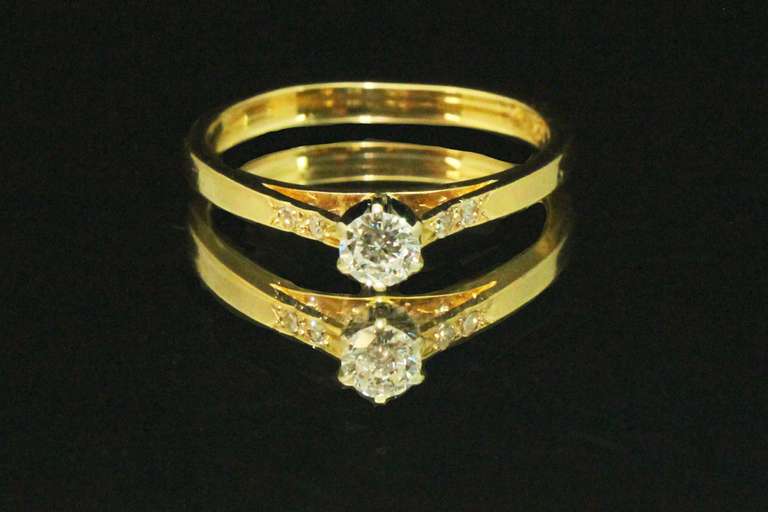 Charming Diamond Solitaire in 14k