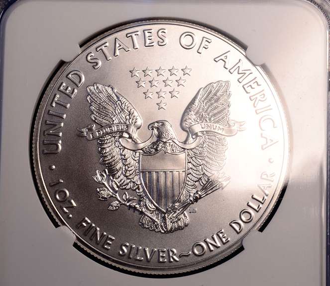 First Release 2016 MS69 Anniv Silver Eagle, NGC