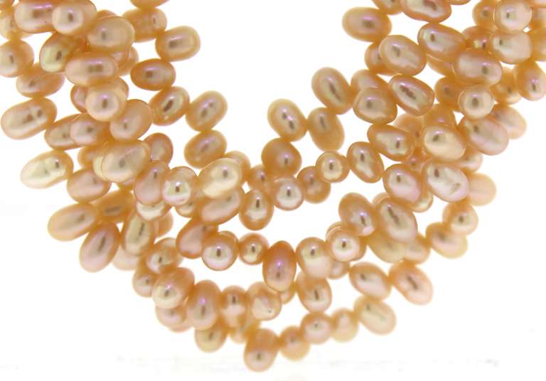 Pink Fresh Water Pearl Necklace