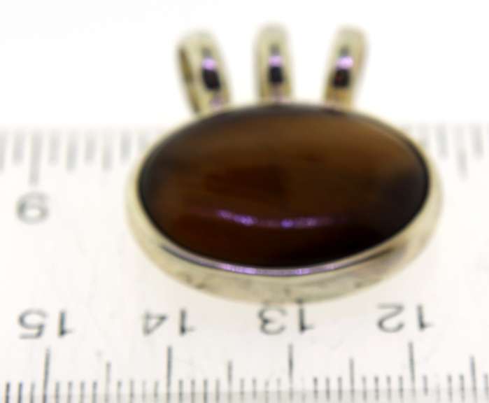 Sterling Silver Tiger Eye Pendant