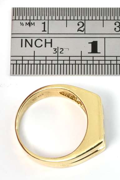 Classic Man's 3 Diamond Ring