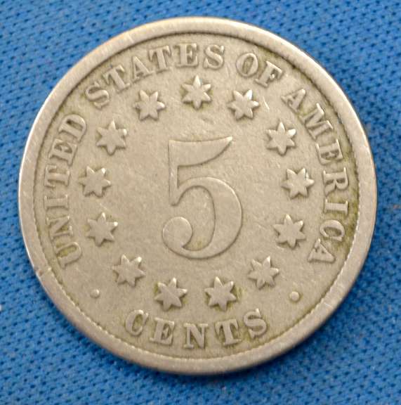 1881  SHIELD NICKEL  KEY DATE CIRC.