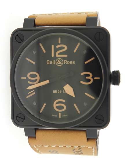 Bell & Ross Aviation Heritage Black 46mm Watch