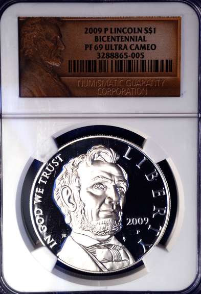 2009 Lincoln PF69 Commem $, NGC
