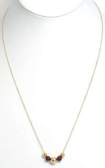 Add a Bead Necklace in 14KT