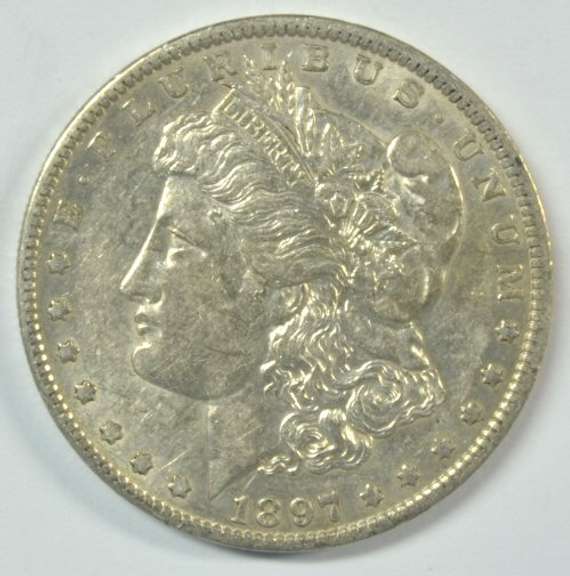 Scarce near mint 1897-O Morgan Silver Dollar