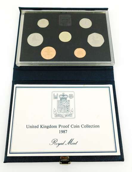 1987 United Kingdom Proof Coin Set
