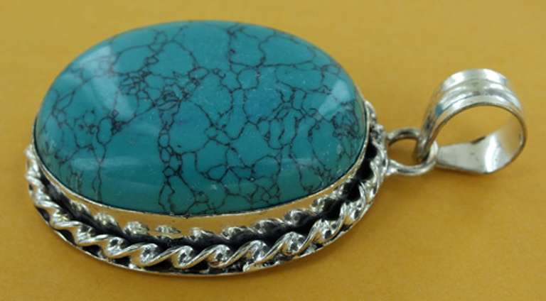 Silver and Natural Stone