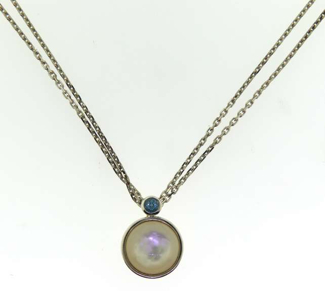 Moonstone Sterling Necklace
