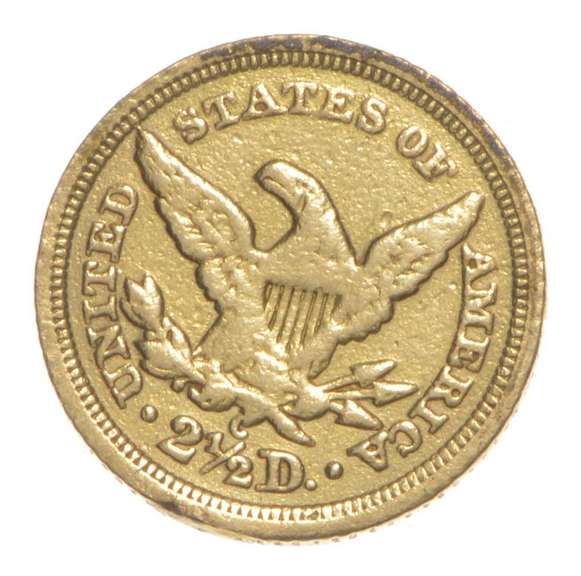 1842-C $2.50 Liberty Head Gold Quarter Eagle - Jewelry Grade