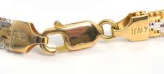 3-Tone Woven Bracelet in Vermeil