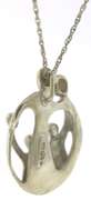 Sterling Silver Family Mothers Necklace