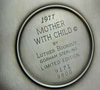 1977 Gorham Sterling Mother & Child Christmas Ornament