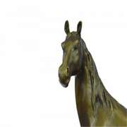 Natural Free Arabian Horse Barn Racing Race Sculpture Marble Base Figurine