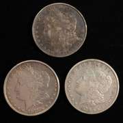 2 1878 Reverse 78 And A 1878 S Morgan Dollars