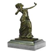 Theatre Movie Actress Bronze Figurine