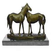 Horses in Love Bronze Sculpture