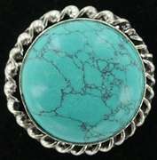 Silver and Natural Stone