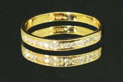 Delicate Diamond Band in 14k