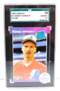 Randy Johnson 1989 Graded Rookie Baseball Card