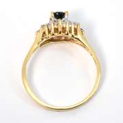 Classic Sapphire & Diamond Ring