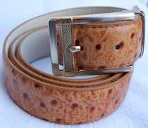 Classy Fine Quality Leather Belt, Made In Italy