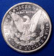 1880-S Morgan Silver Dollar, BU