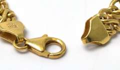 18KT Yellow Gold Twisted Link Bracelet