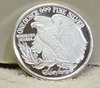 1 oz Sil round PRF Spanish Galleon