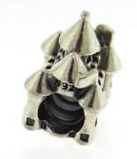 Vintage Seed Pearl Moon and Star Necklace