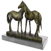 Horses in Love Bronze Sculpture