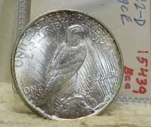 1922-D Peace Dollar almost Uncirculated