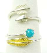 2 Sterling Silver Bypass Rings