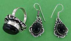 Silver and Natural Stone