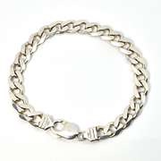 Man's Heavy Sterling Curb Link Bracelet