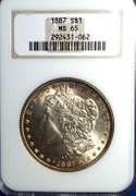 Alligator Eye Top100 VAM-12A 1887 $1, NGC MS65