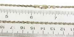 Sterling Silver Rope Chain Necklace