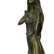 Art Deco by Italian Artist Mavchi Mother Nature Bronze Sculpture