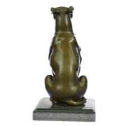 Abstract Modern Art Greyhound Grey Hound Dog Bronze Sculpture by Barye Statue