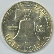 Choice BU 1948-P Franklin Half Dollar. FBL